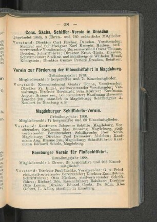 Magdeburger Schiffahrts-Verein.