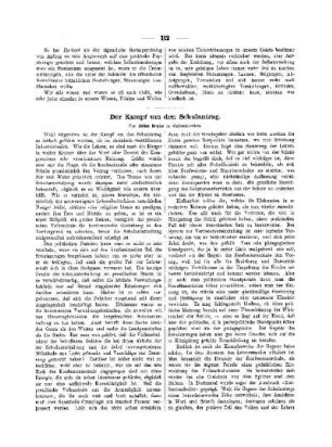 Der Kampf um den Schulantrag