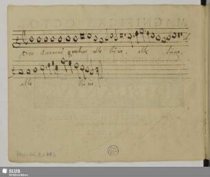Anonymus: Deo dicamus gratias [enthaltene Handschrift]