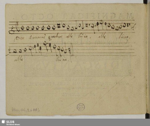 Anonymus: Deo dicamus gratias [enthaltene Handschrift]