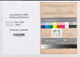 Entnazifizierung Liselotte Scheurle, geb. 02.05.1921 (Aerztin)