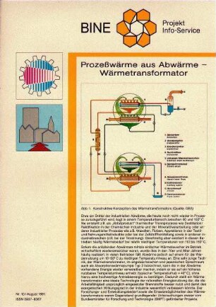 Prozeßwärme aus Abwärme - Wärmetransformator.
