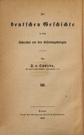 Politischer Nachlaß des hannoverschen Staats- und Cabinets-Ministers Ludwig von Ompteda aus den Jahren 1804 bis 1813. 2, Vom 14. November 1810 bis zum 23. Januar 1813