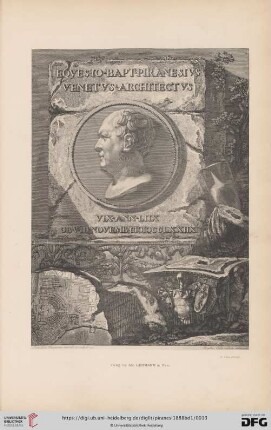 Franciscus Piranesius invenit et sculpsit 1779 [Kupfertafel]