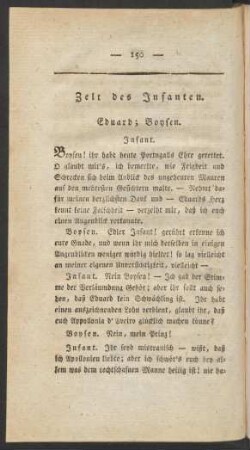 Zelt des Infanten