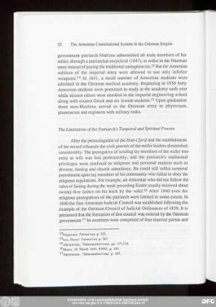 The Limitations of the Patriarch's Temporal and Spiritual Powers