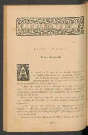 Capítulo XXVII - El marido burlado