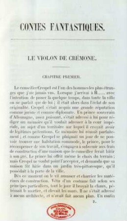 Chapitre premier
