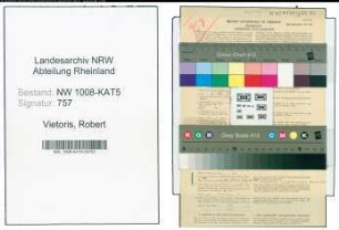 Entnazifizierung Robert Vietoris , geb. 10.03.1904 (Fotograf)