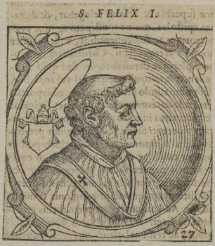 Bildnis von Papst Felix I.
