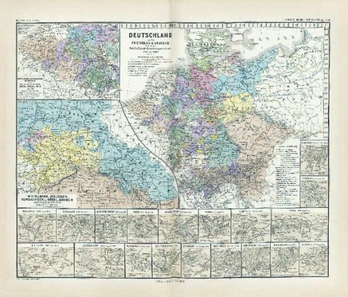 Deutschland zur Zeit Friedrichs d. Grossen und bis zum Reichsdeputationshauptschluss 1742 bis 1803