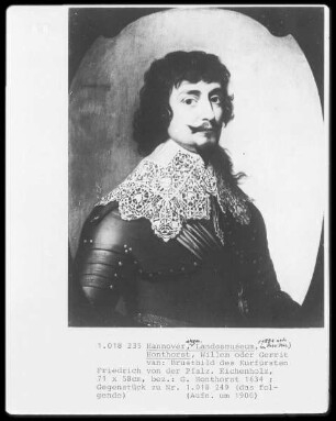 Bildnisse des Kurfürsten von der Pfalz und seiner Gemahlin — Kurfürst Friedrich von der Pfalz, der Winterkönig