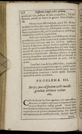 Problema IIII. De ijs quæ ad speciem recte intelligendam attinere videntur.