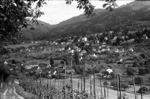 Oberweiler: Blick auf Badenweiler vom Weinberg (Römerberg)