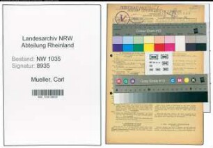 Entnazifizierung Carl Mueller , geb. 19.02.1909 (Steiger)