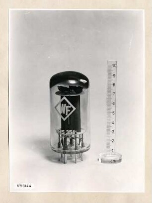 Senderöhre VRS 351; Foto, 1957