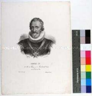 Porträt des Henri IV. König von Frankreich und Navarra