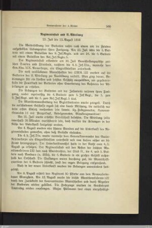 Regimentsstab und II. Abteilung
