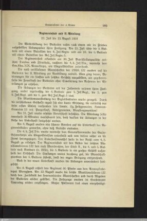Regimentsstab und II. Abteilung