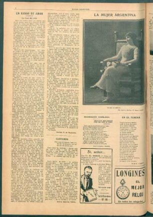 La mujer argentina [Fotografía] : Señorita de Bence