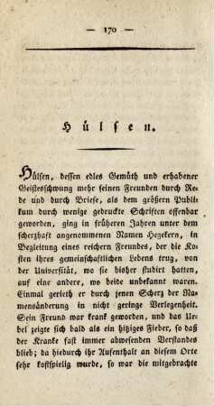 Hülsen.
