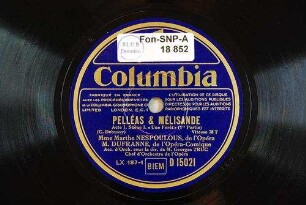 Pelléas et Mélisande : acte I, scéne I. "Une forêt" (1re partie) / (C. Debussy)