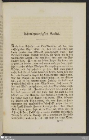 Achtundzwanzigstes Capitel