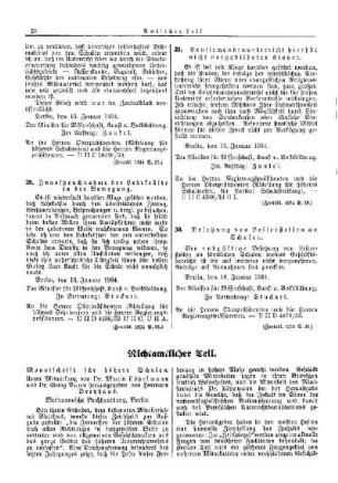 Monatschrift für höhere Schulen : [Nichtamtlicher Teil]