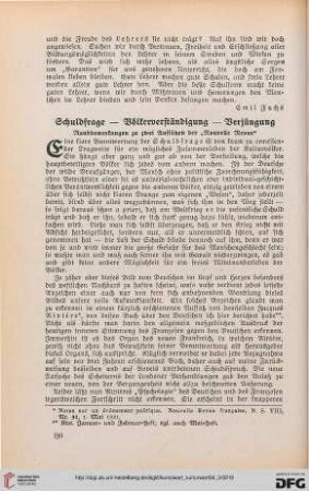 34: Schuldfrage, Völkerverständigung, Verjüngung : Randbemerkungen zu zwei Aufsätzen der "Nouvelle Revue"