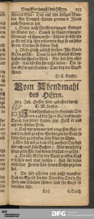 Vom Abendmahl des HErrn.