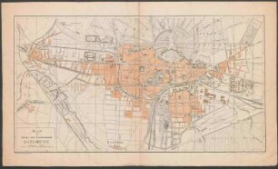 Plan der Haupt- und Residenzstadt Karlsruhe