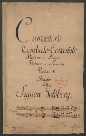 Konzerte; cemb, strings; Es-Dur; DürG 15