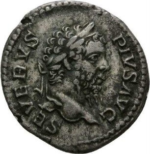 Denar des Septimius Severus mit Darstellung des Iupiter