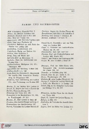 Namen- und Sachregister