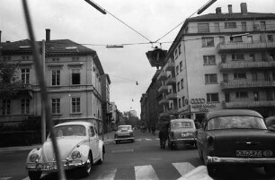 Autopanne in der Ritterstraße.
