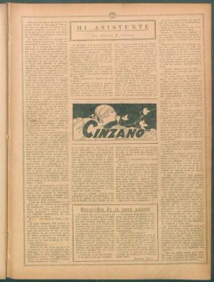 Recuerdos de la gran guerra