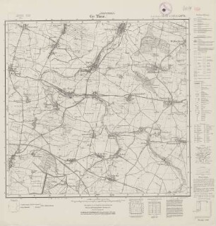 4864 (alte Nr.: 2824) Tinz, Meßtischblatt (4cm - Karte)