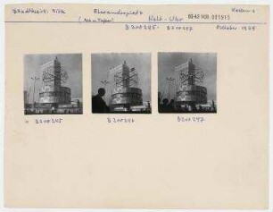 Alexanderplatz, Weltzeituhr. Berlin, Mitte, Alexanderplatz/Karl-Liebknecht-Straße