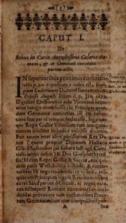 Commentarii rerum memorabilium : tum maxime in Europa gestarum ao. 1699
