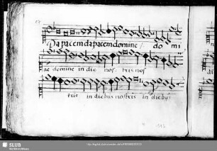 Ludwig Senfl: Da pacem Domine in diebus nostris
