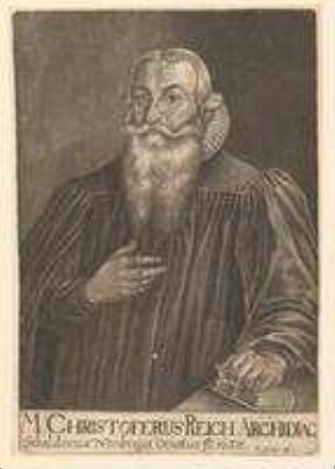 Christof Reich, Archidiakon bei St. Sebald; gest. 1632