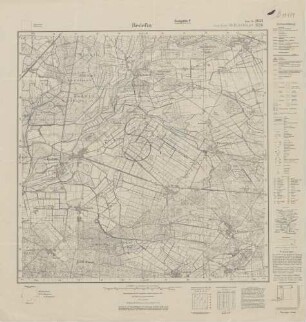 2633 (alte Nr.: 1220) Redefin, Meßtischblatt (4cm - Karte)