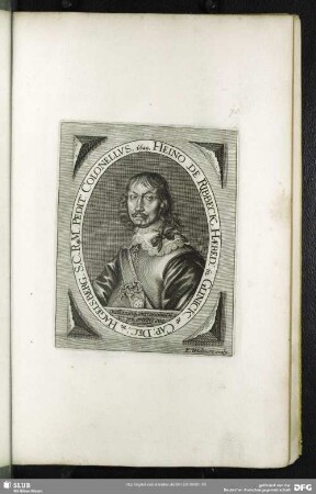 Heino De Ribbeck, Haered: in Glinick et Cap: Dec: in Hagelsberg S.C.Rq[ue] M. Pedit: Colonellus, 1649.