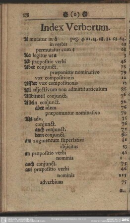 Index Verborum