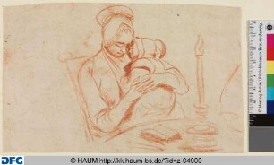 Mutter, das Kind im Arm haltend