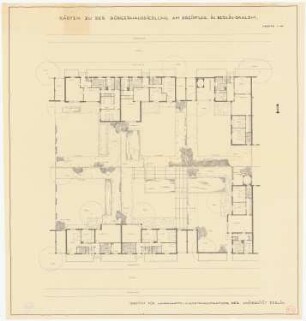 Bürgerhaussiedlung, Berlin-Dahlem: Grundriss 1:100