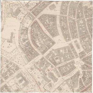 Fischer, Theodor; Schweinfurt (Bayern); Generalbaulinienplan - Lageplan
