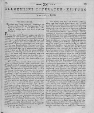 Spangenberg, E. P. J.: Commentar zur Proceß-Ordnung für die Untergerichte des Königreichs Hannover. Abt. 1-2. Hannover: Hahn 1829-30