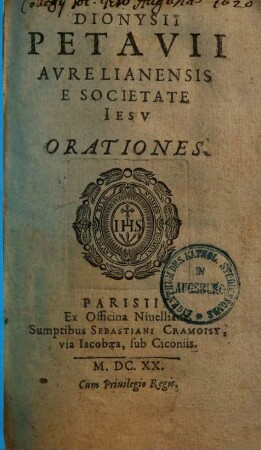 Orationes