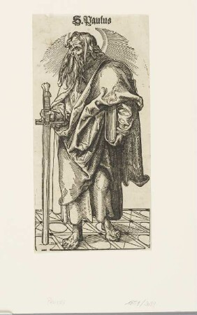 S. Paulus, aus: "Christus, die Apostel und der heilige Paulus"